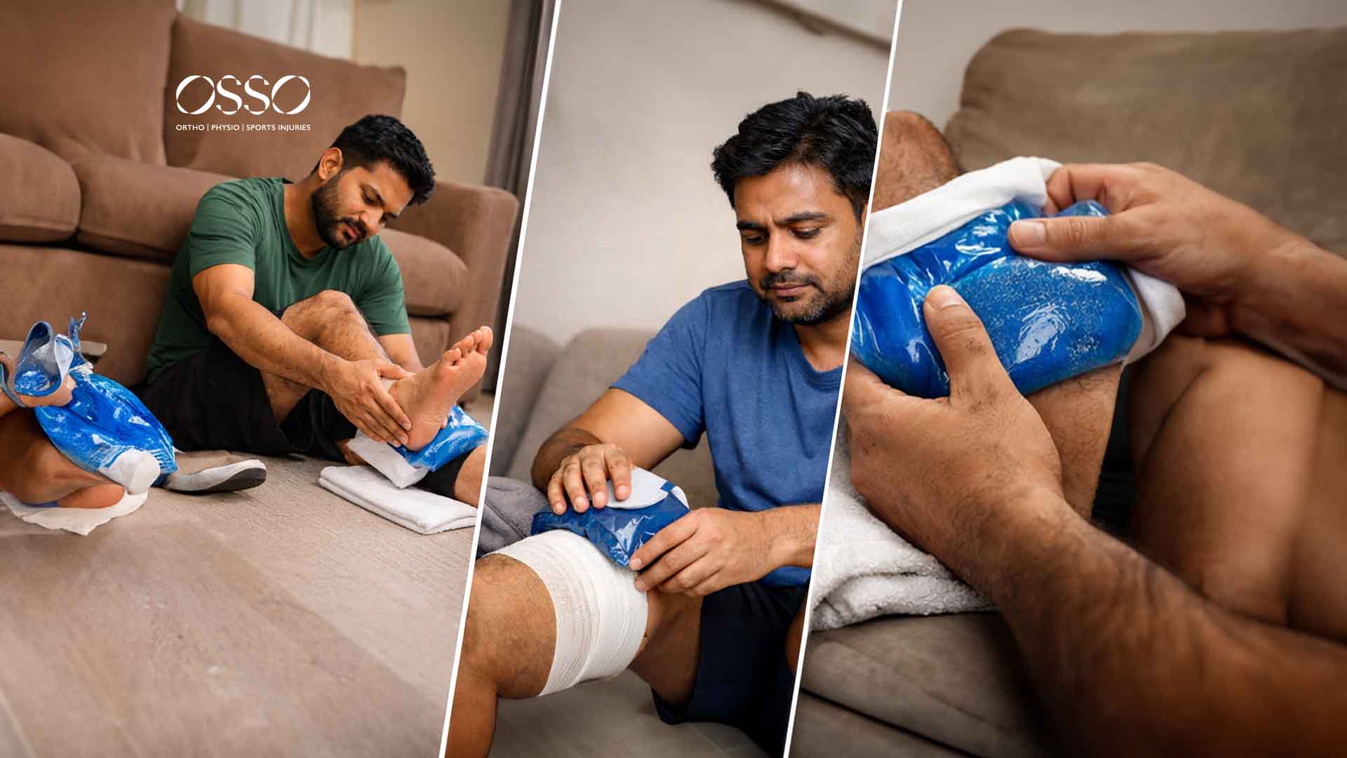 RICE method vs PRICE vs POLICE for injuries